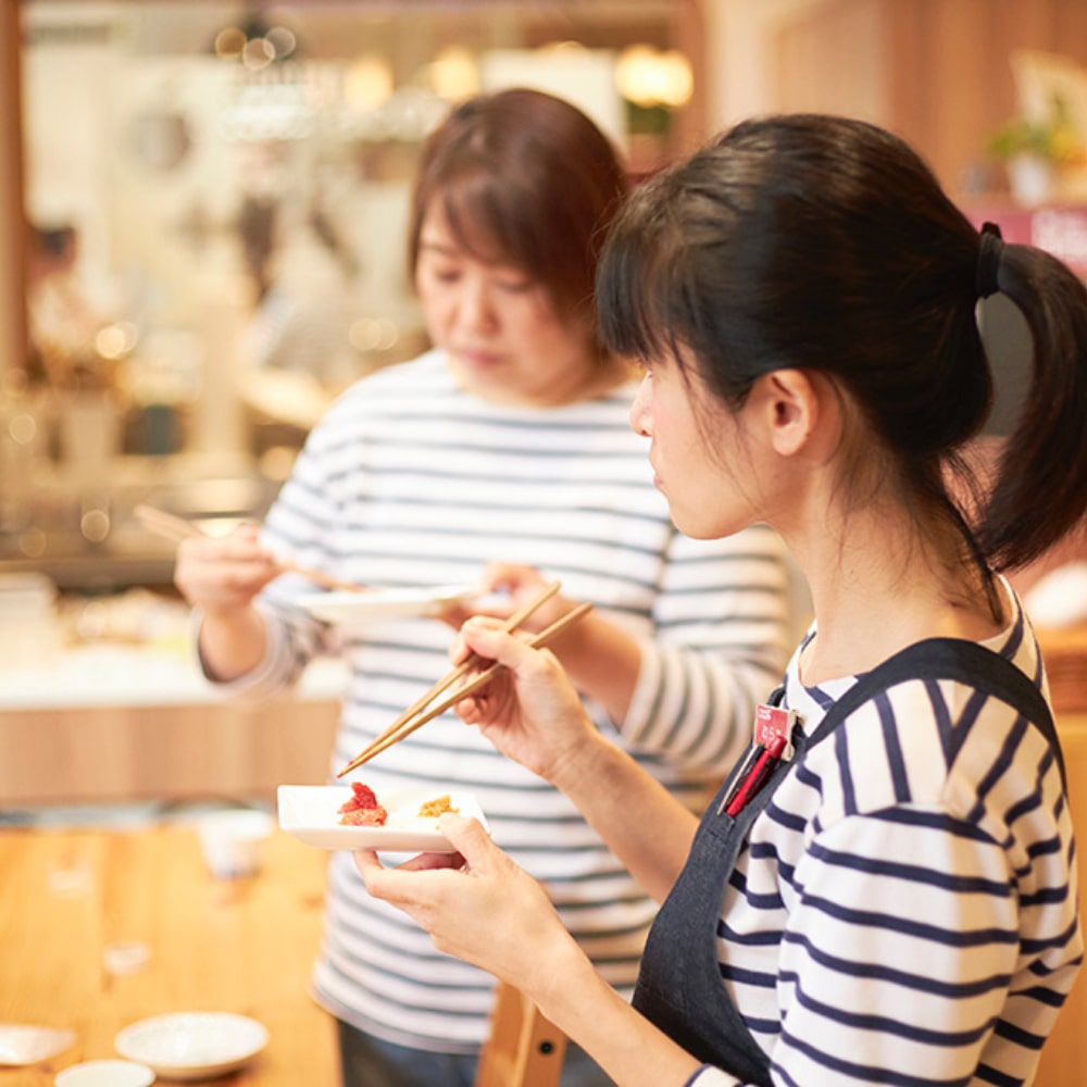 塩漬けした梅を食べ比べてみて