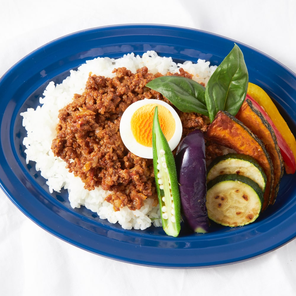 夏野菜たっぷり キーマカレー